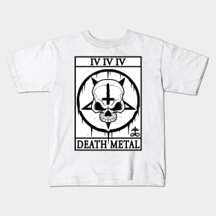 DEATH METAL - DEATH METAL TAROT CARD - TAROT CARD Kids T-Shirt